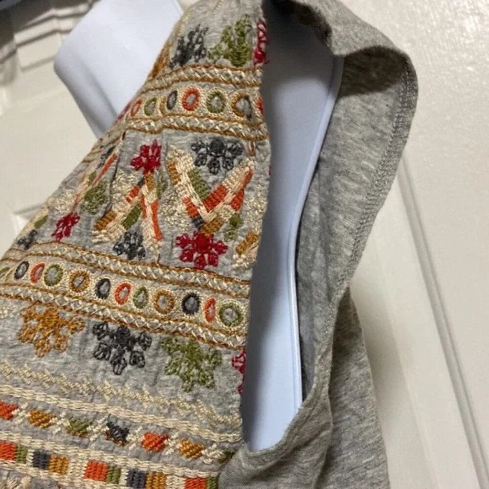 NWT Johnny Was Aliya Deep Scoop Embroidered tunic M - Picture 3 of 5